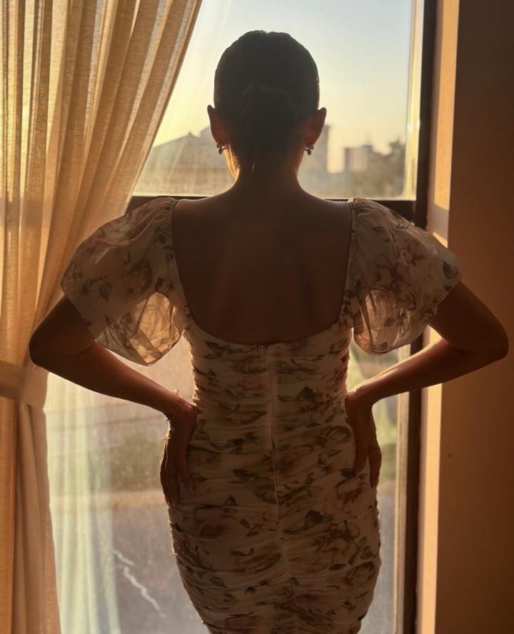 Платье цветочное