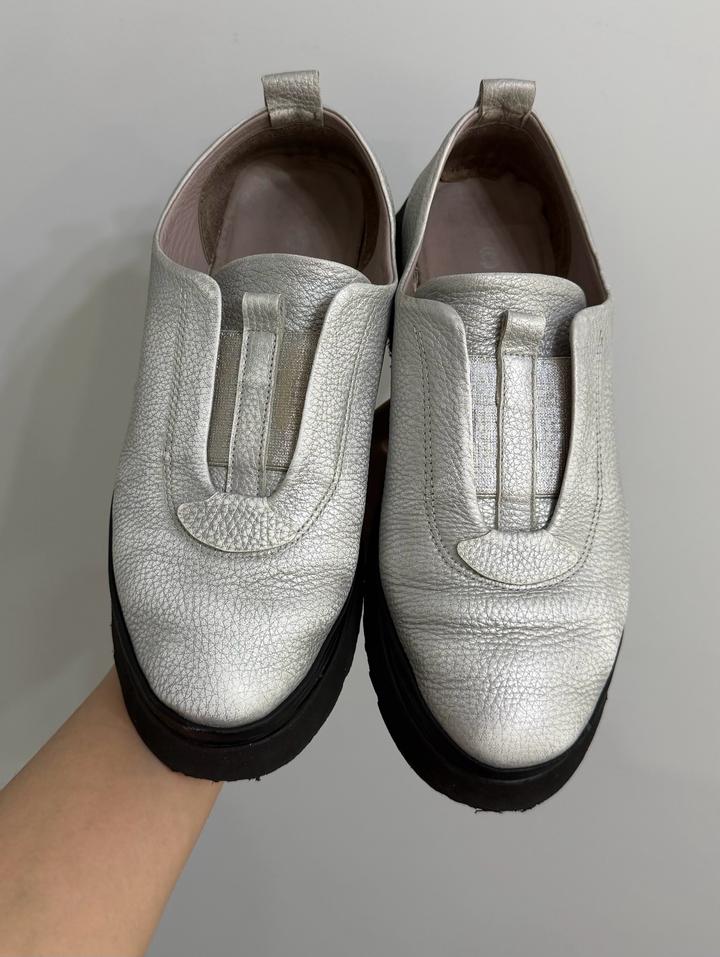 Мокасины кожаные