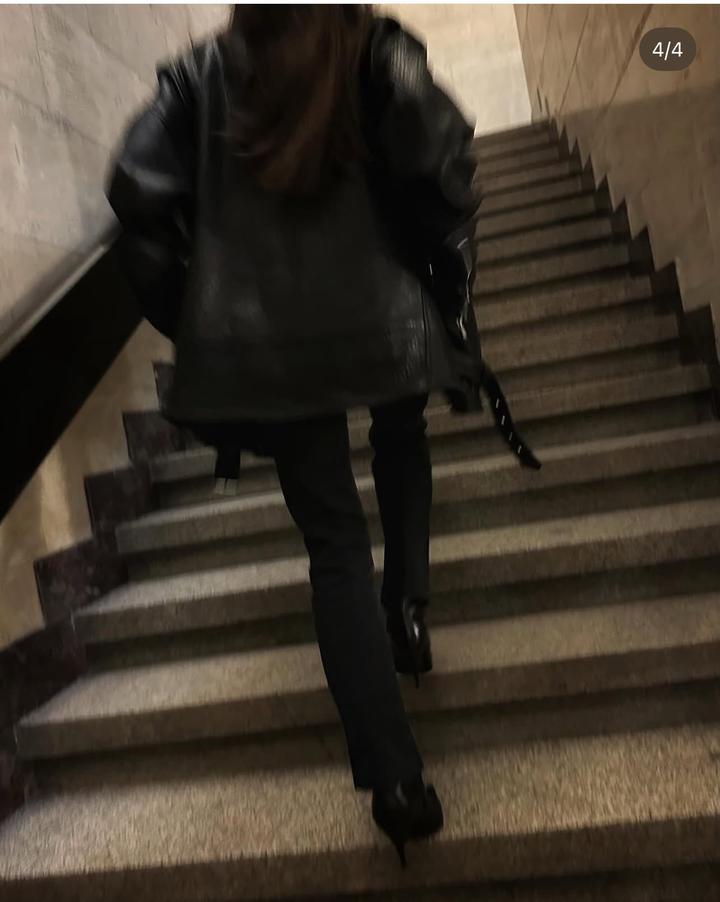 Leather jacket Raey