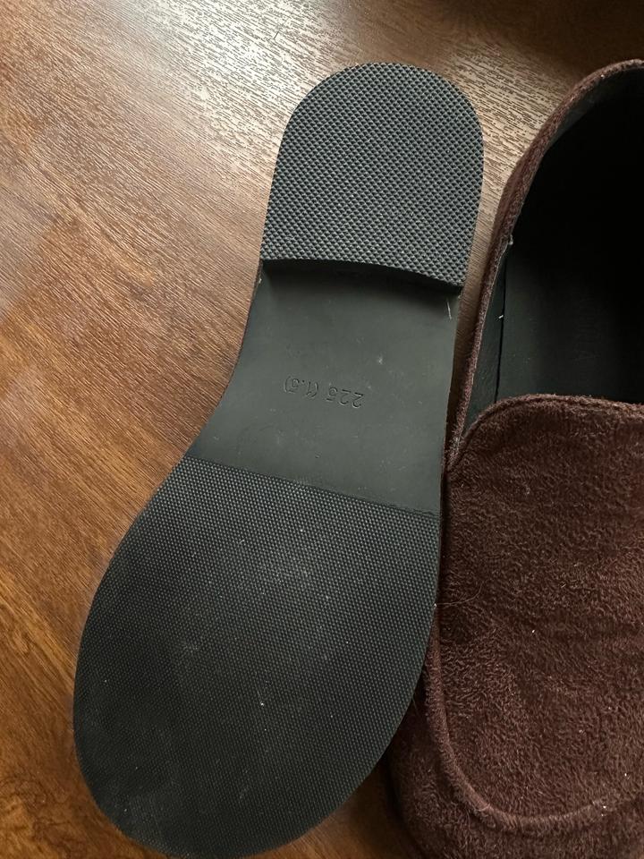 Лоферы эко замша