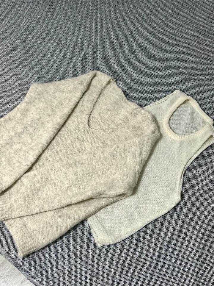 Кофта шерстяная (двойка)