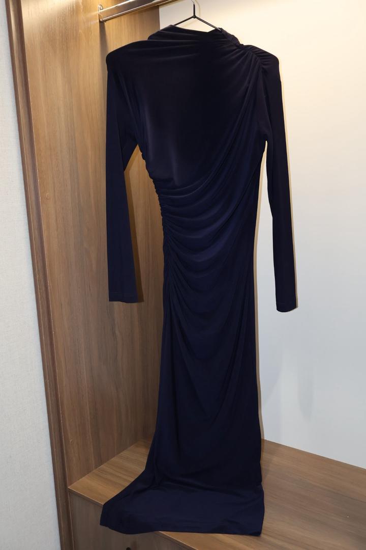 Темное синее платье Lichi