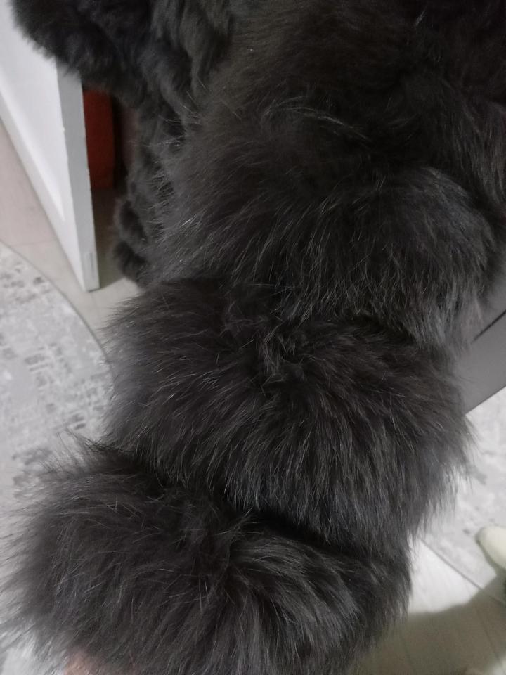 Шуба из песца