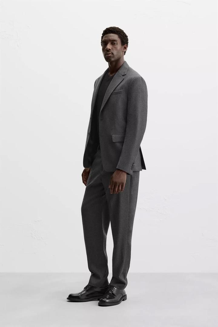 Новый шерстяной пиджак Zara (XL)