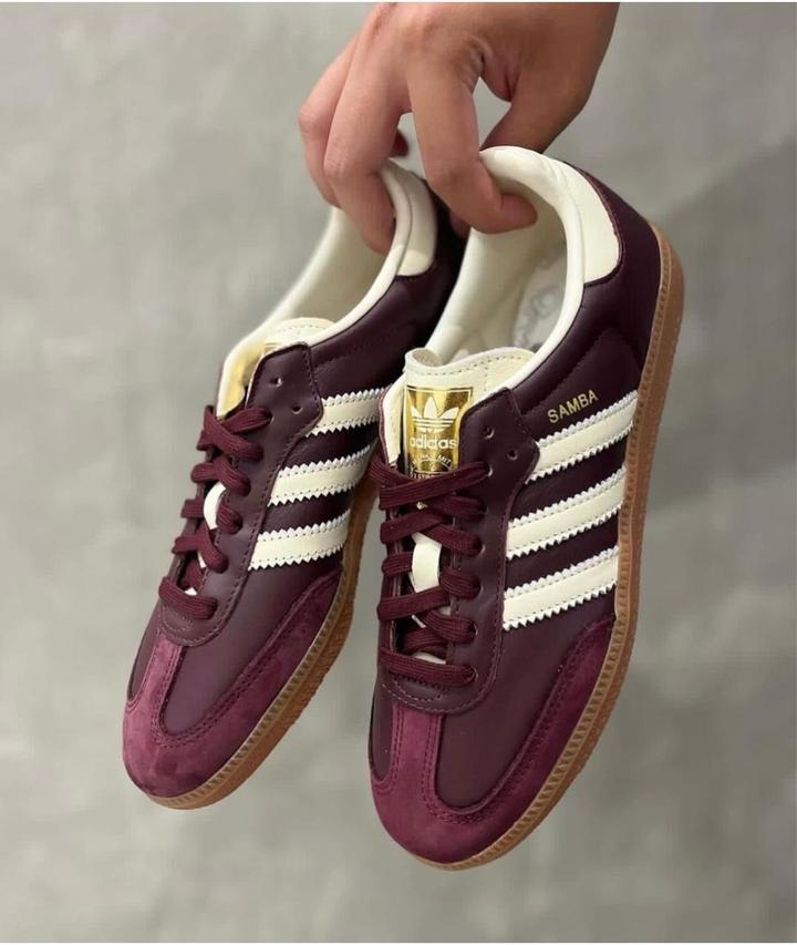 Кеды Adidas Samba burgundy