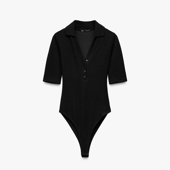 Боди черное Zara