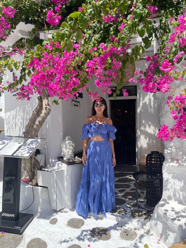 Костюм топ и юбка