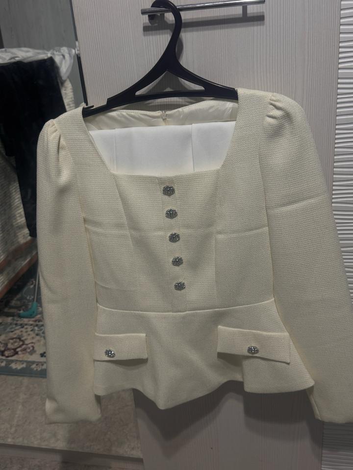 Кофта твидовая