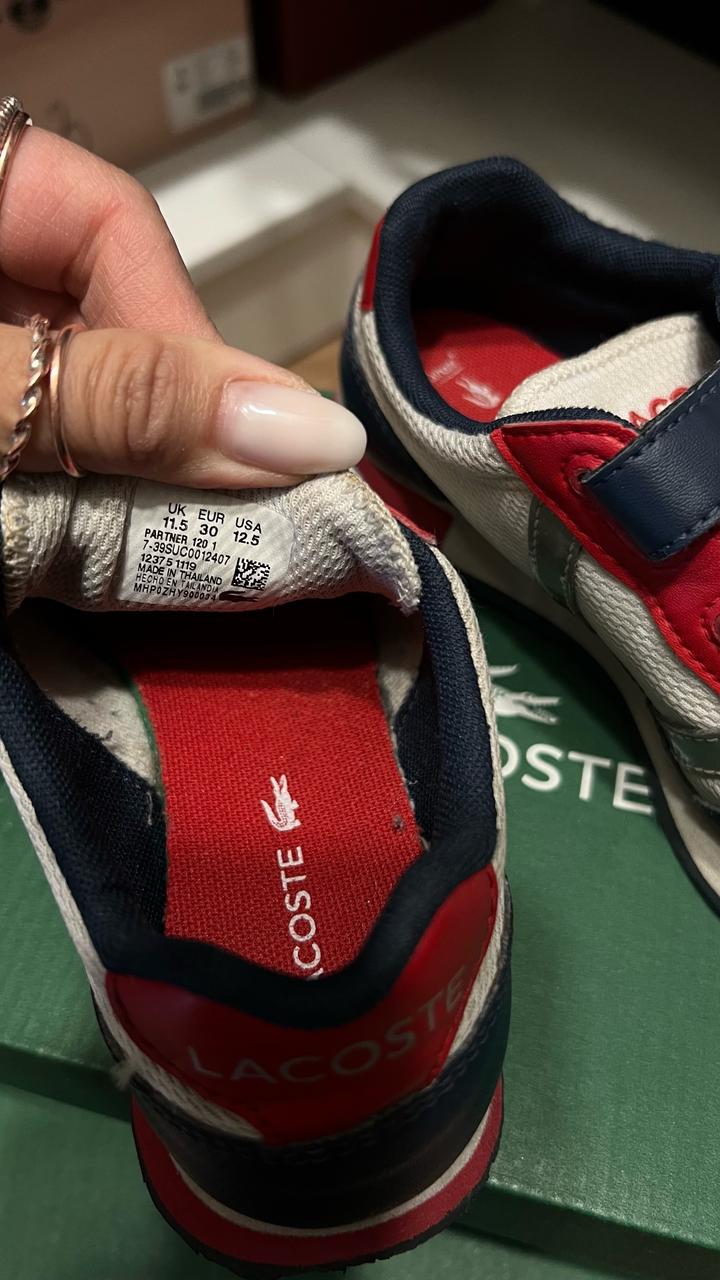 Кроссовки детские Lacoste