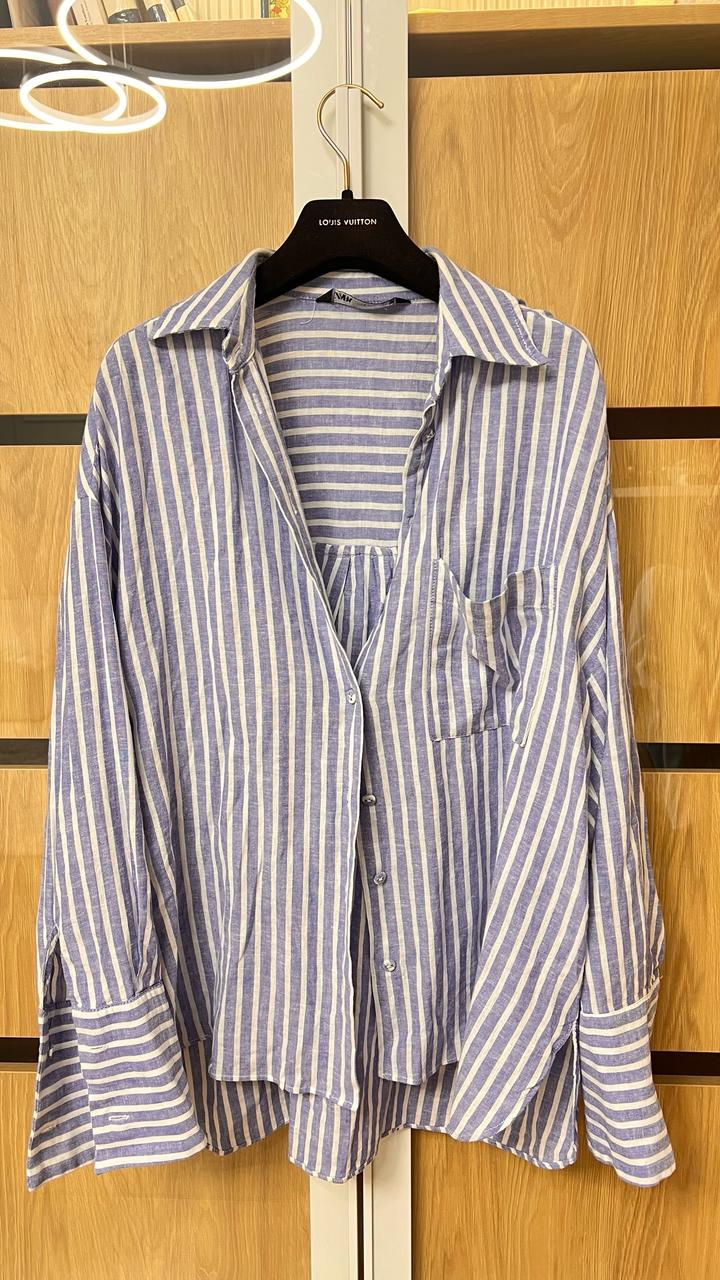 Льняная рубашка Zara