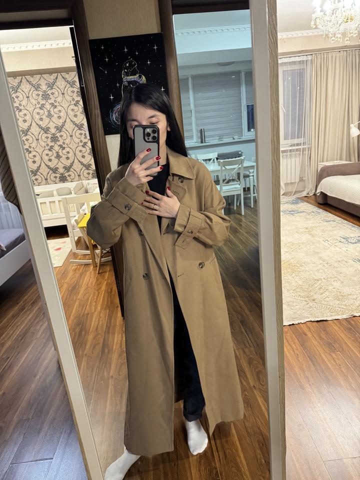 Тренч Mango длины миди