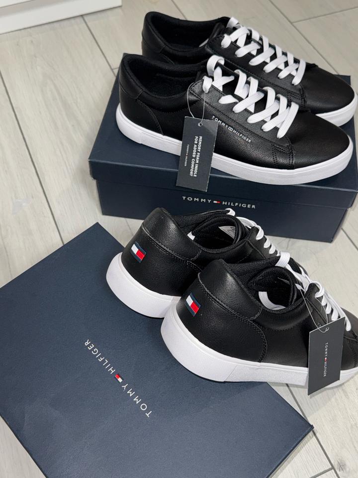 Мужские черные кроссовки Tommy hilfiger