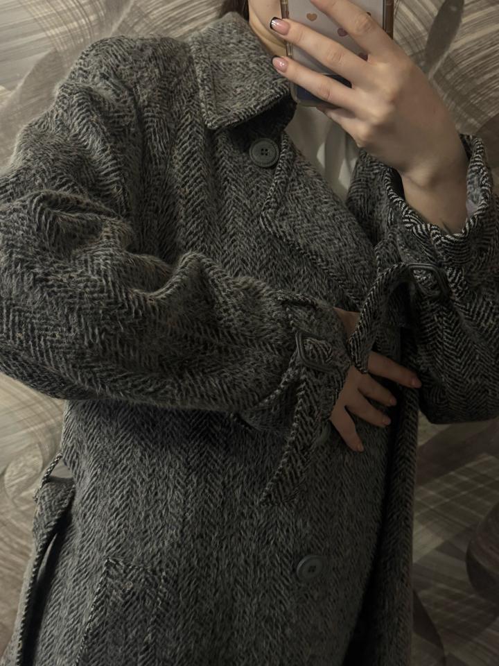 Пальто из альпаки и овечьей шерсти