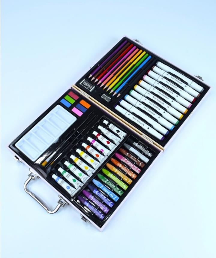 Набор для творчество розовый для живописи