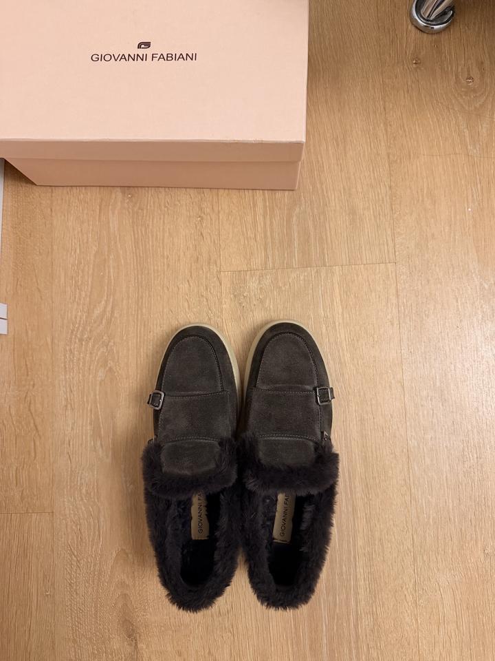 Зимние лоферы Giovanni Fabiani