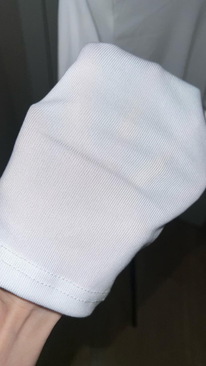 Лонгслив белый