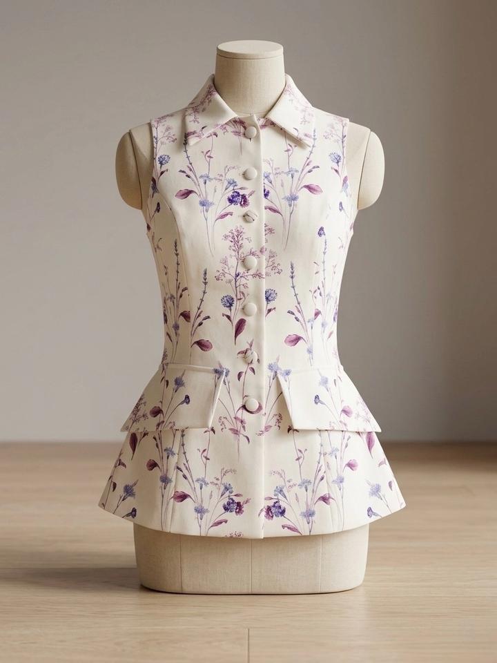 Жилет-кофта