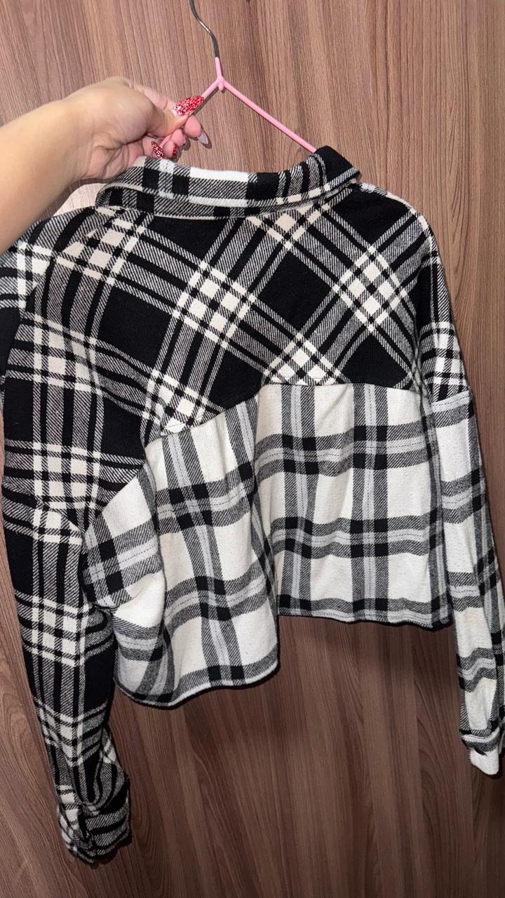 Короткая рубашка с принтом