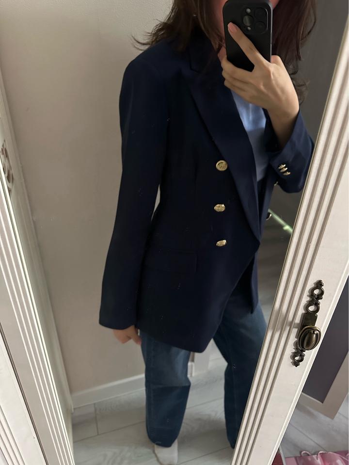 Пиджак темно синий S