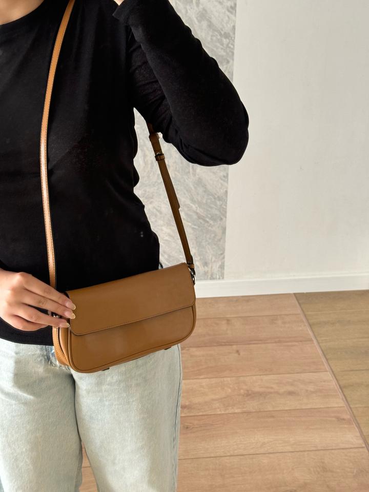 Рыжая сумка Zara