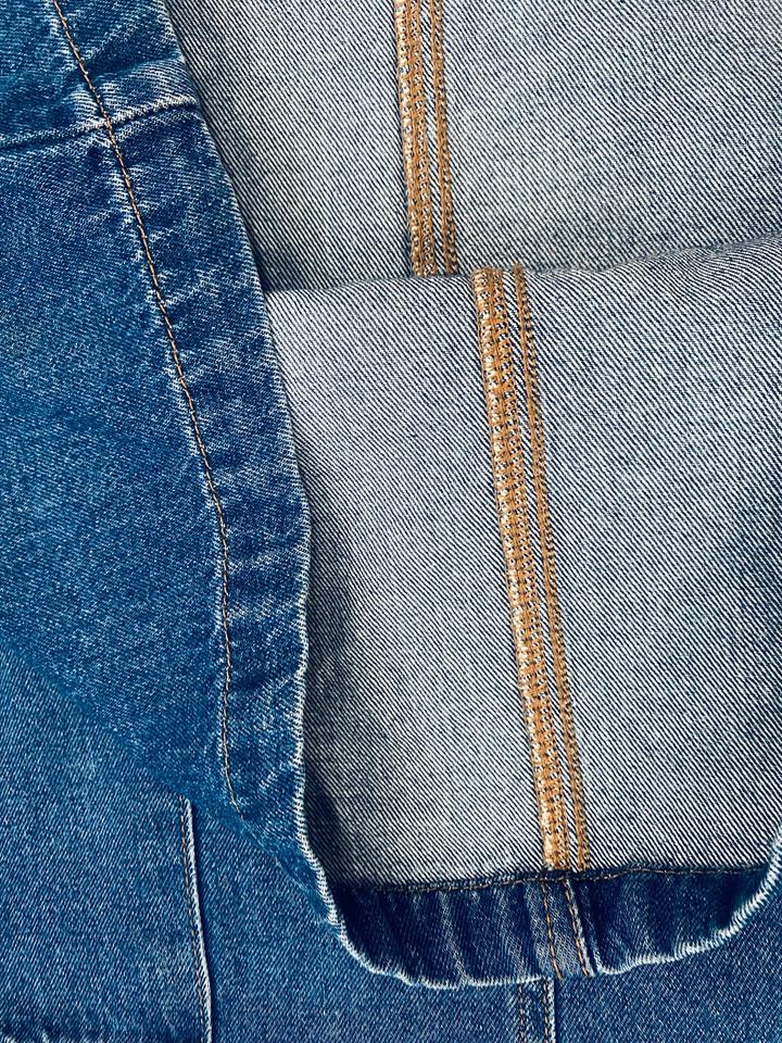 Джинсовый сарафан 46 р