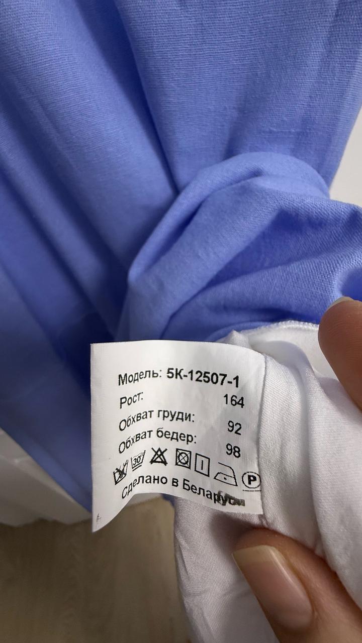Платье из льна
