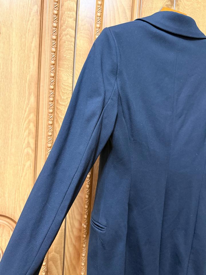 Удлинённый тёмно-синий пиджак VANILIA | S/M