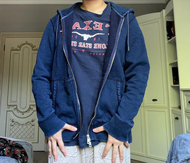 Синяя кофта на замке Levi’s