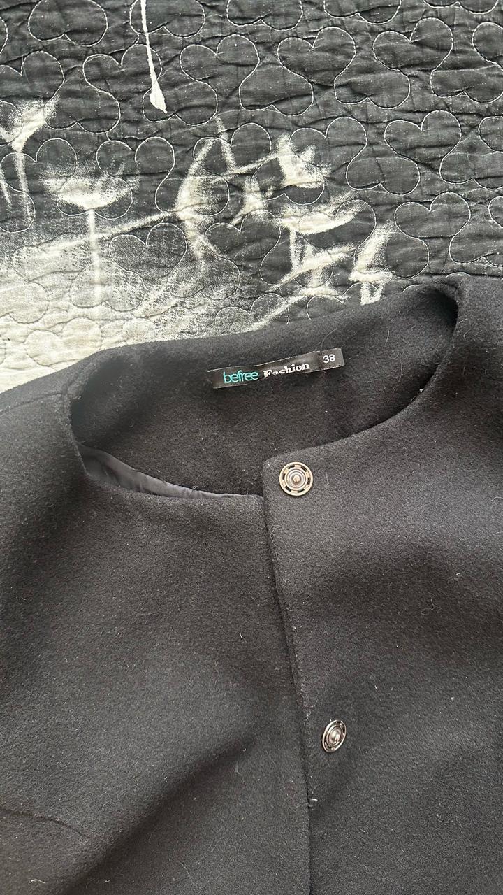 Пальто черное BeFree