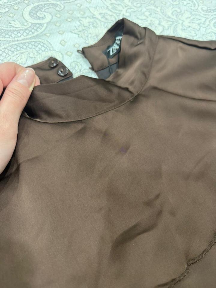 Шелковое платье Zara