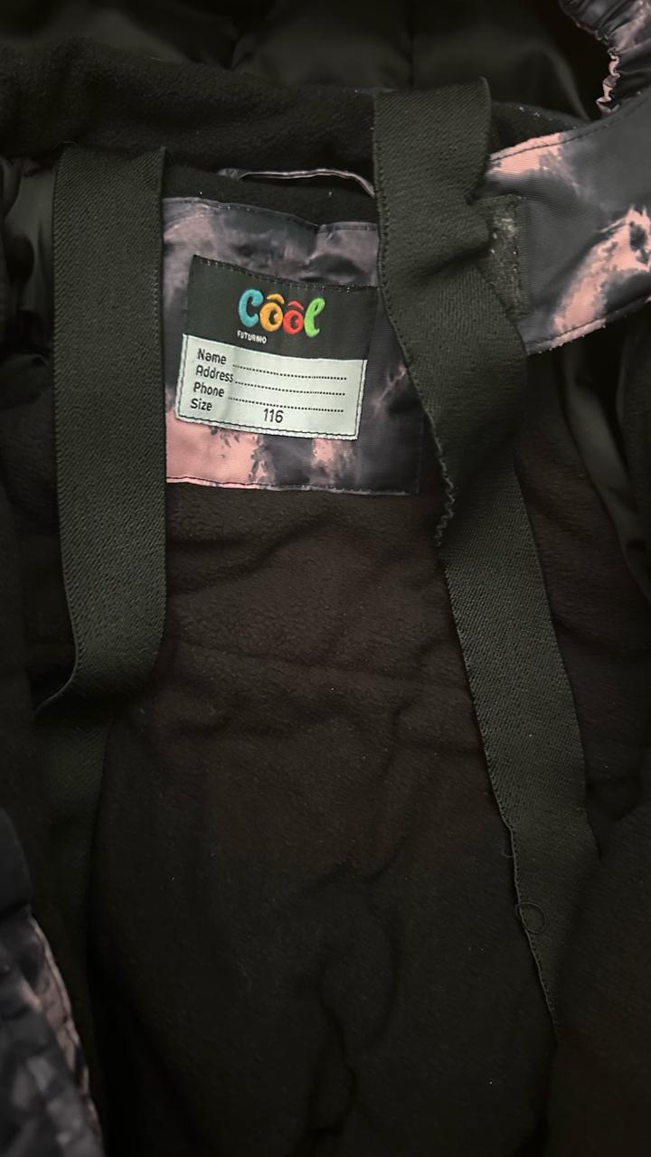 Детский зимний комбинезон на девочку