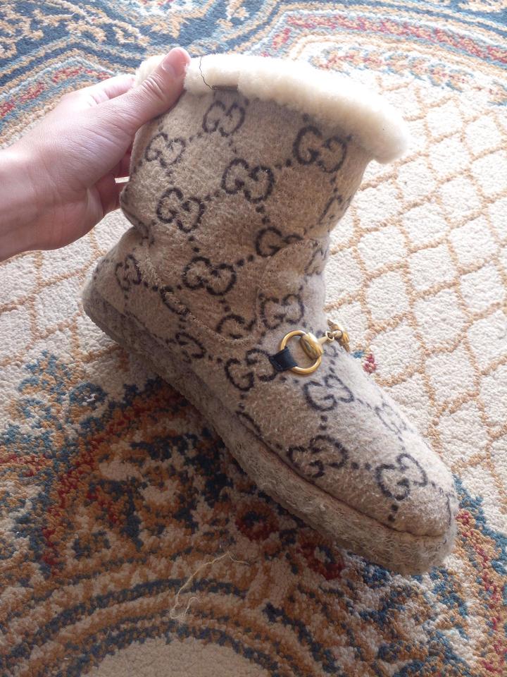 Gucci Роскошные «валенки» с мехом