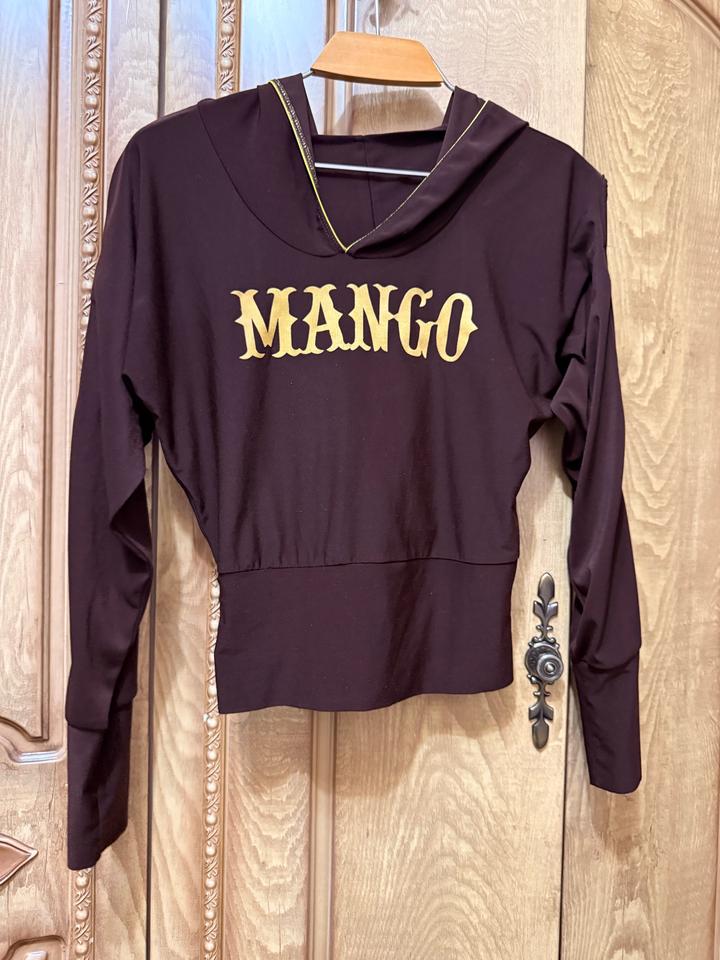 Кроп-худи Mango с открытой спиной