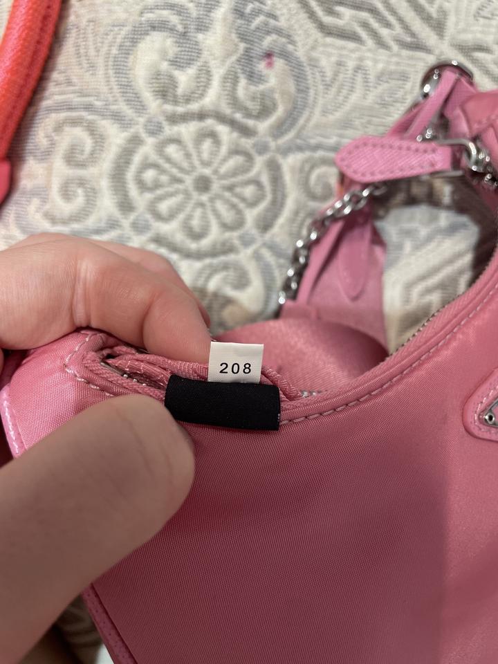 Розовая Винтажная Сумка Prada