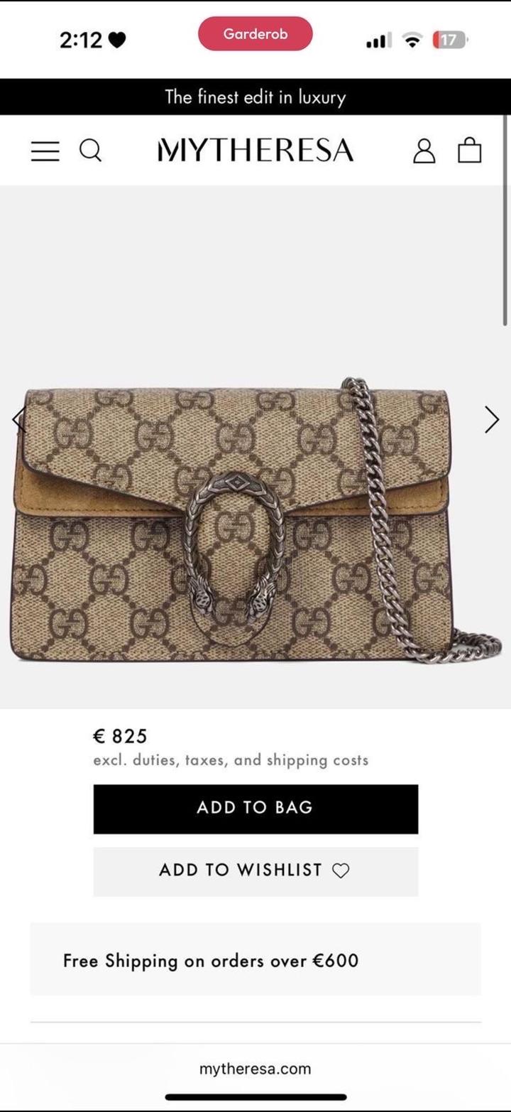 Сумка Gucci оригинал