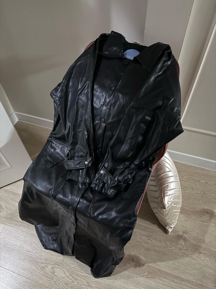 Тренч черный