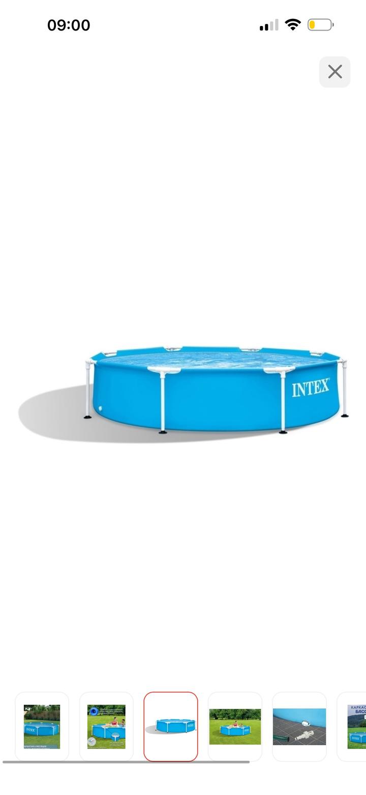 каркасный 244x244x51 см