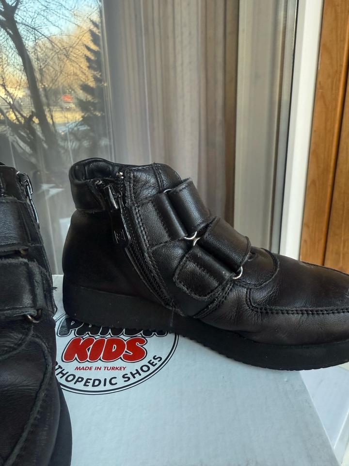 Полуботинки кожаные