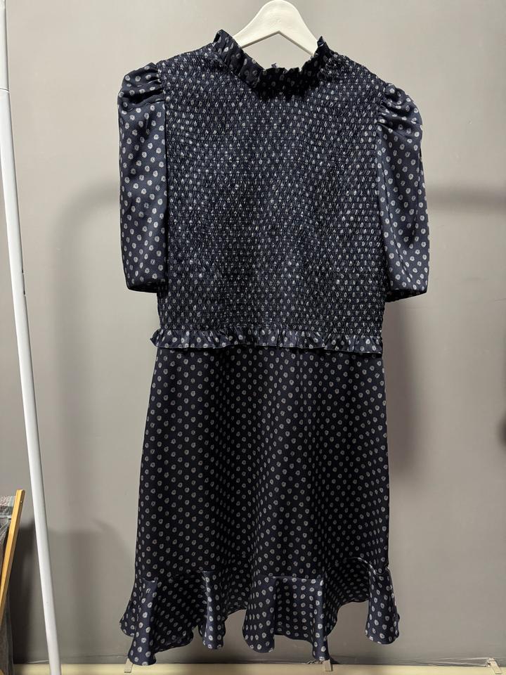 Sandro Short polka-dot dress