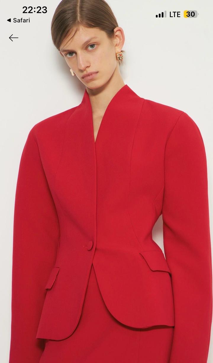 Красный жакет LIME STUDIO