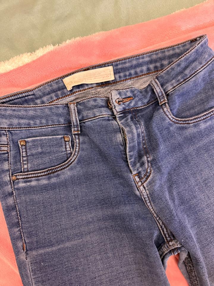 Джинсы и юбка шорты