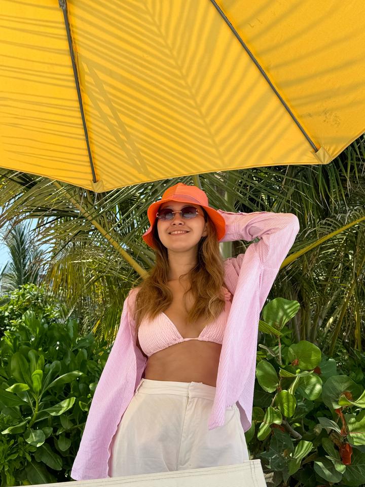 Рубашка розовая Zara