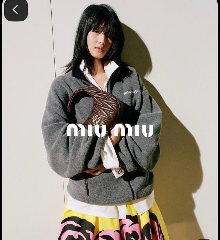 Miu Miu свитшот флисовый