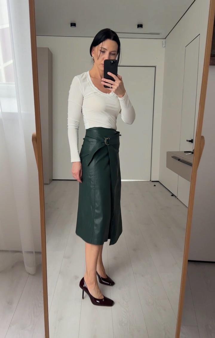 Юбка кожзам Ipekol