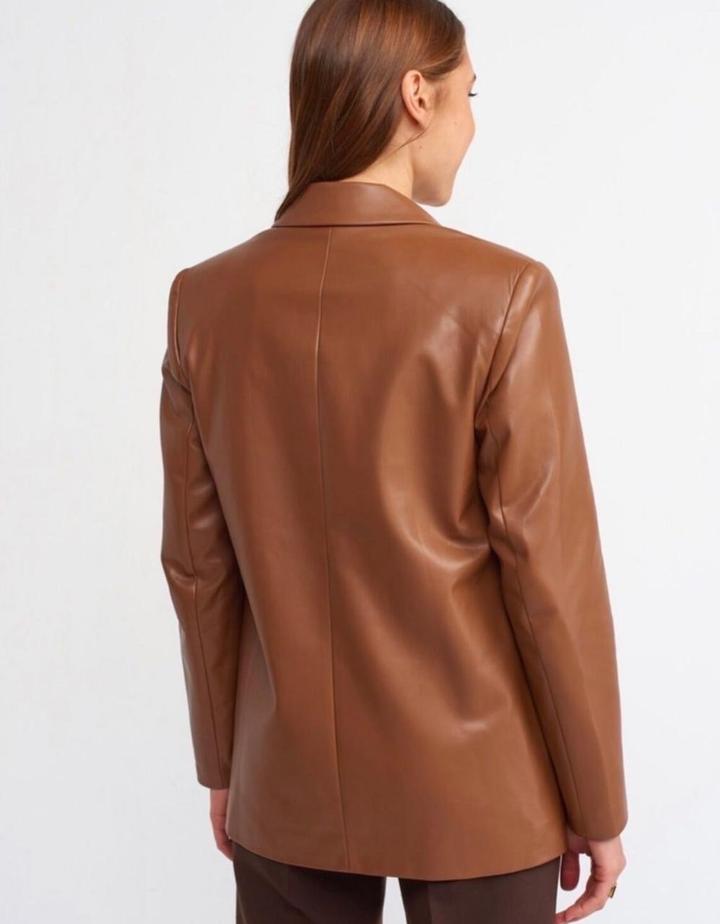 Кожаный пиджак