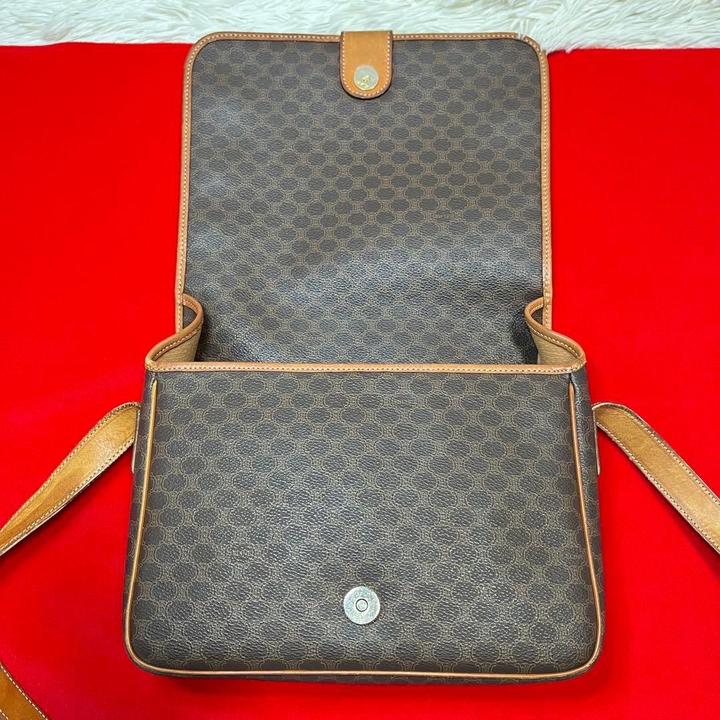 Винтажная Celine Macadam Flap Shoulder Bag