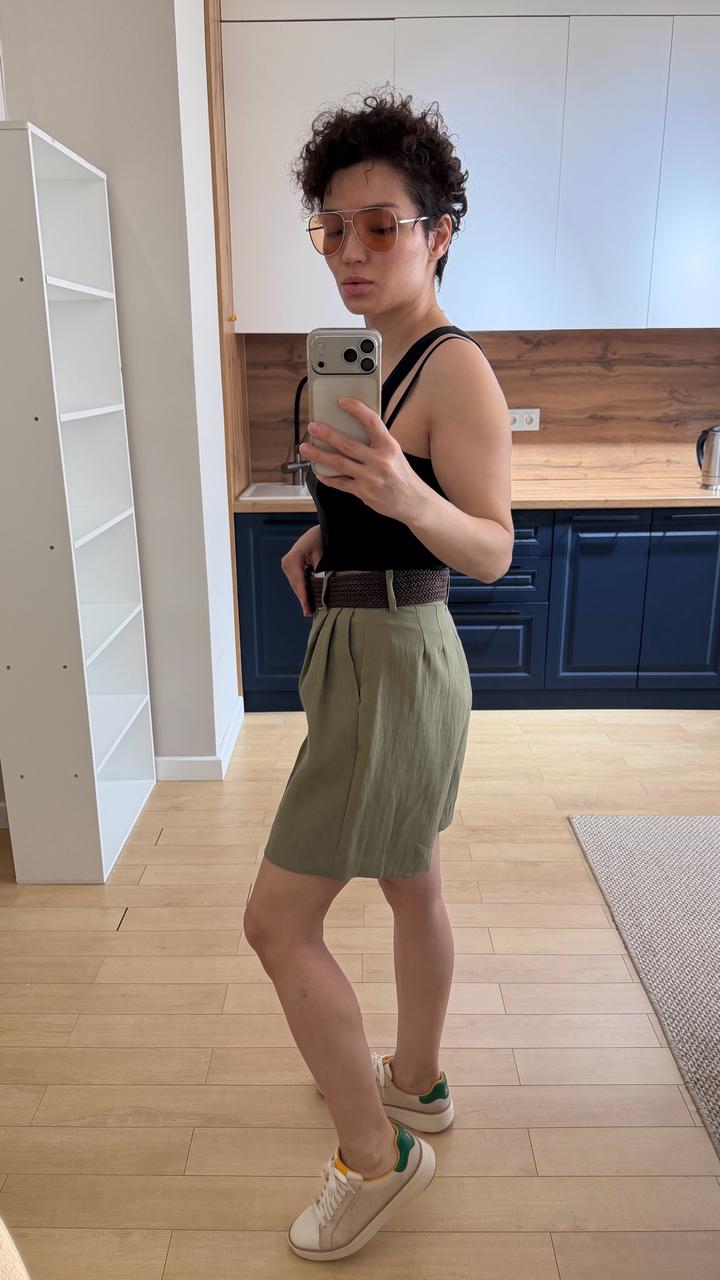 Шорты Zara с ремнем