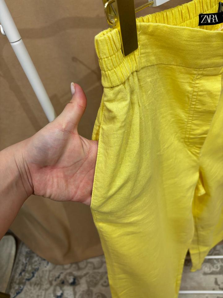 Брюки лён Zara