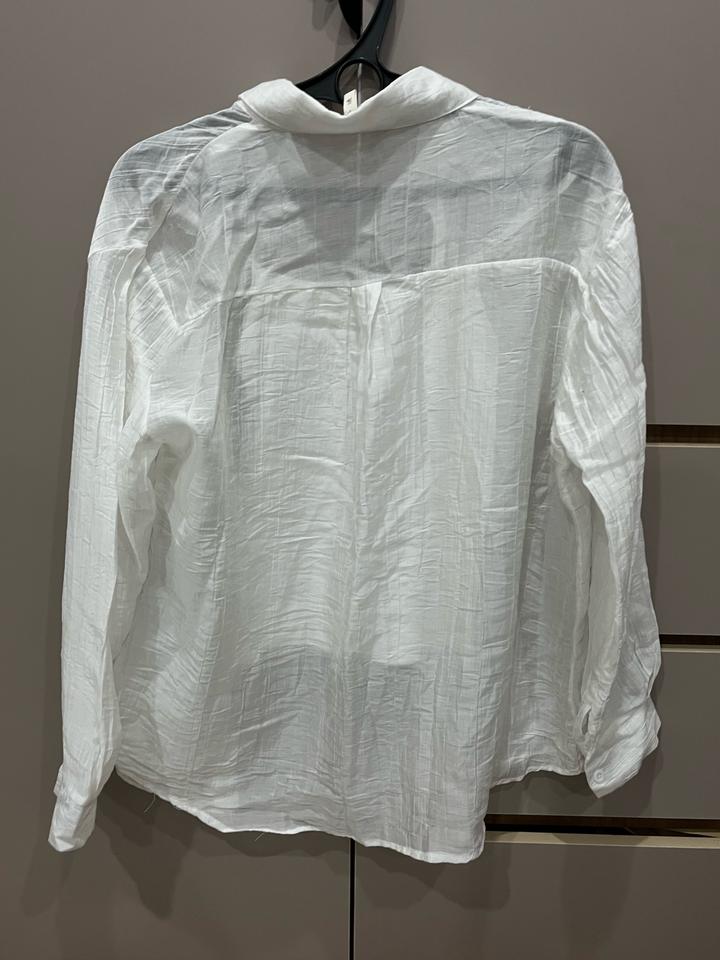 Комплект льняная рубашка +топик