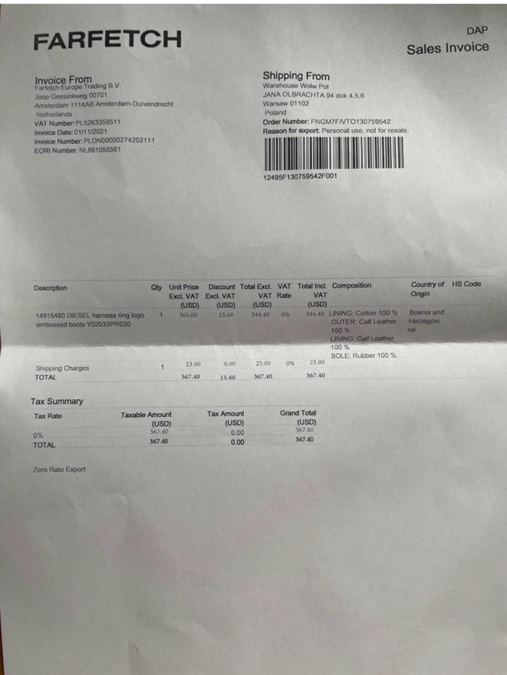 Ботинки DIESEL, оригинал